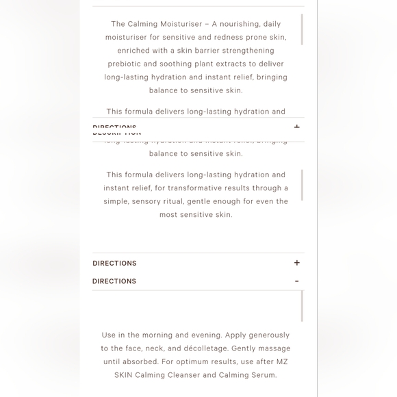 MZ SKIN Calming Moisturizer - Picture 6 of 16